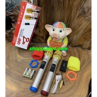 ((( BỘ ĐÔI ))) 2 Micro đa năng không dây UHF 518C
