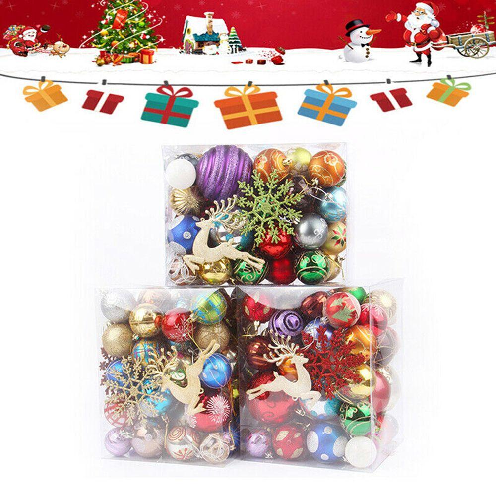 Set 60-70 Quả Châu Trang Trí Giáng Sinh