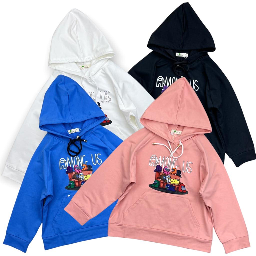 Áo nỉ hoodie Among us LITIBABY 2/8T