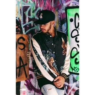 Áo khoác S@int Laur3nt eggle tiger bomber jacket