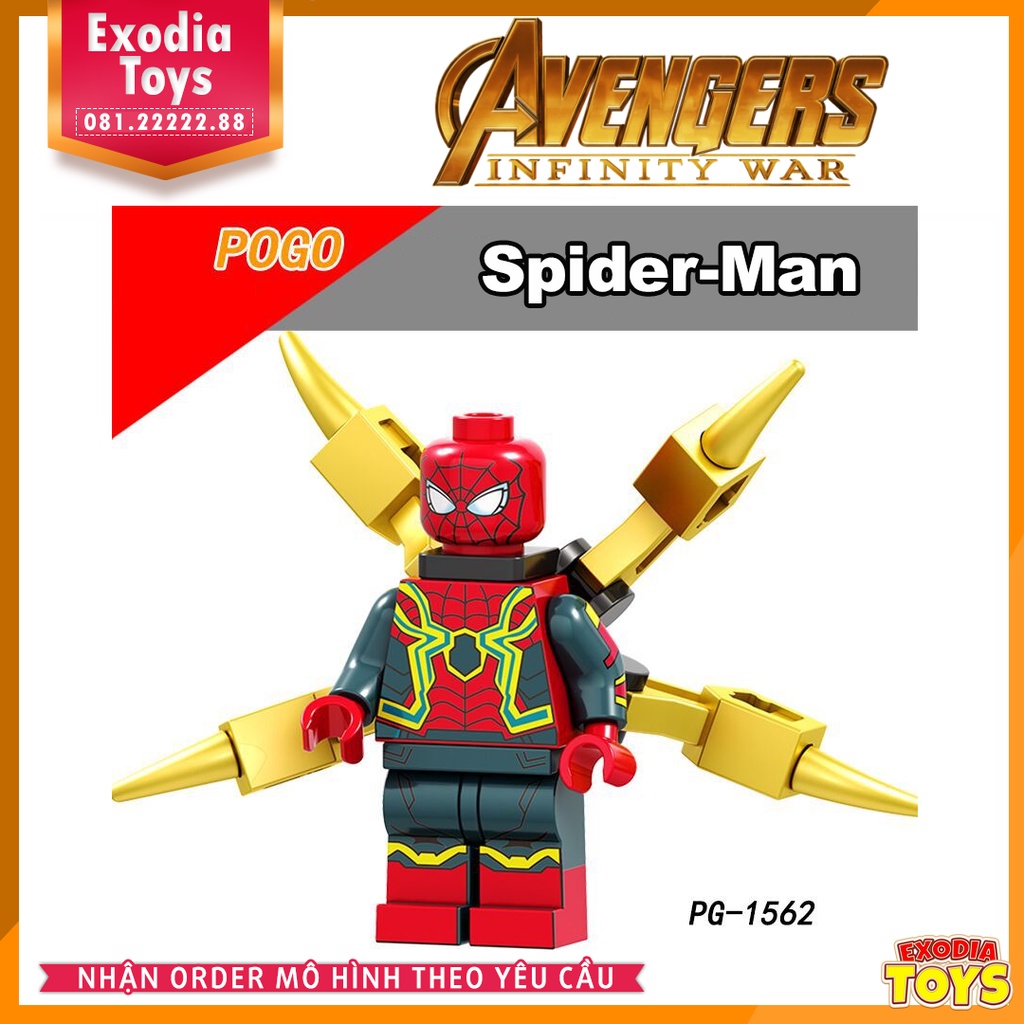 Xếp hình Minifigure Marvel siêu anh hùng Avenger Infinity War Cuộc Chiến Vô Cực  - Đồ Chơi Lắp Ghép Sáng Tạo - POGO 8130