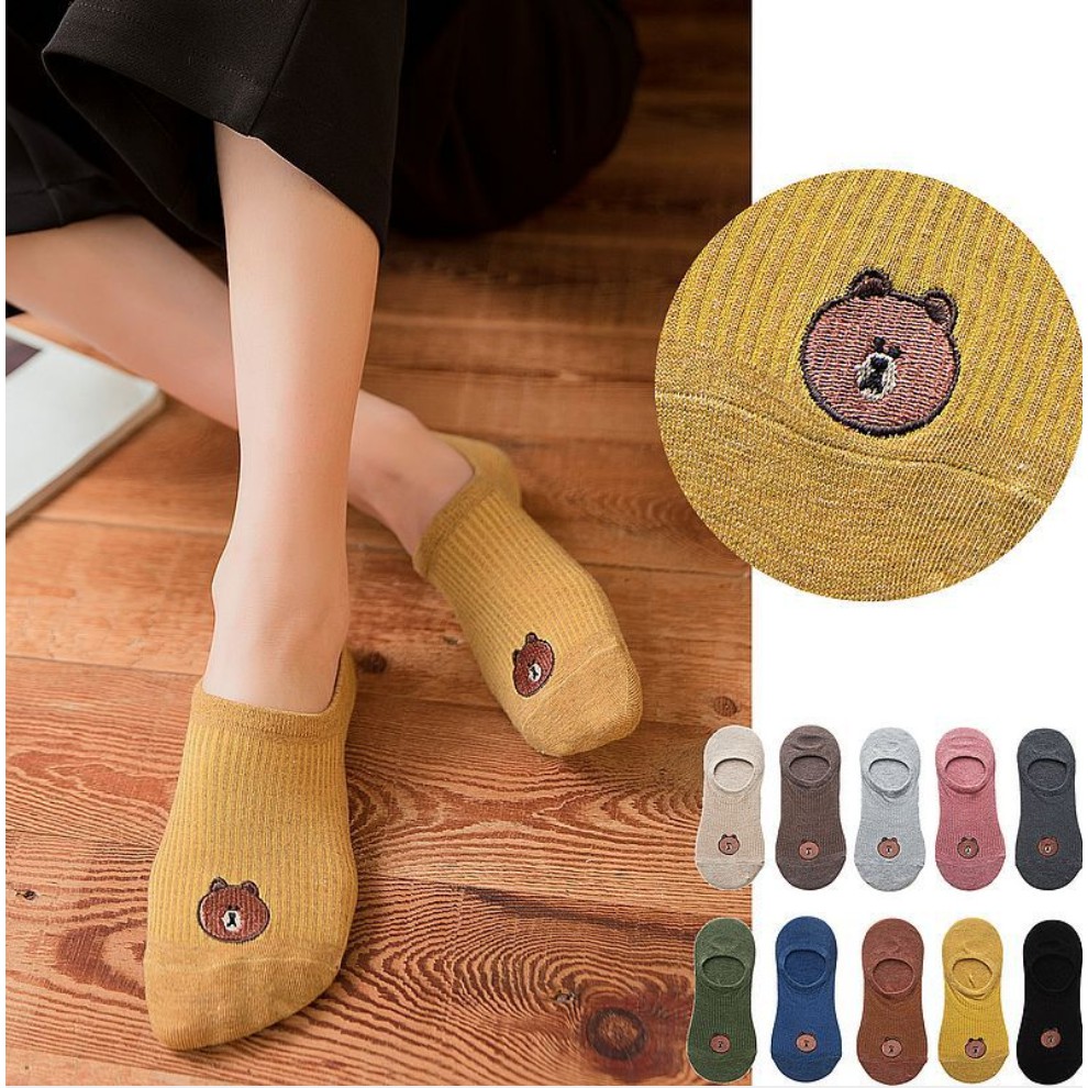 Women's Socks - Tất nữ cổ ngắn htt01 - Hàng Nội Địa Trung