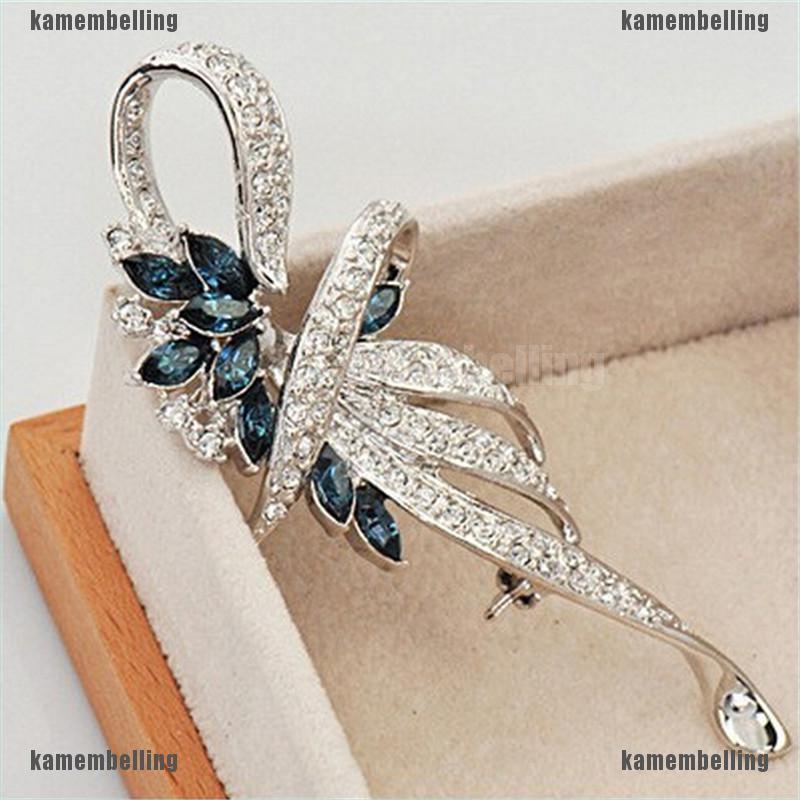 (kam) Ghim Cài Áo Pha Lê Lấp Lánh Đáng Yêu Thời Trang Cổ Điển Dành Cho Bạn Nữ