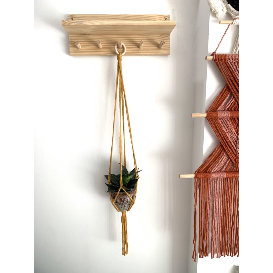 Dây treo chậu cây trang trí Macrame