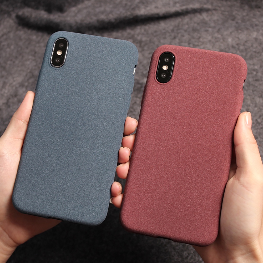 Ốp Điện Thoại Mềm Siêu Mỏng Bề Mặt Nhám Dành Cho Iphone 6 6s 7 8 Plus Se 2020 X Xs Max Xr 14 15 Pro
