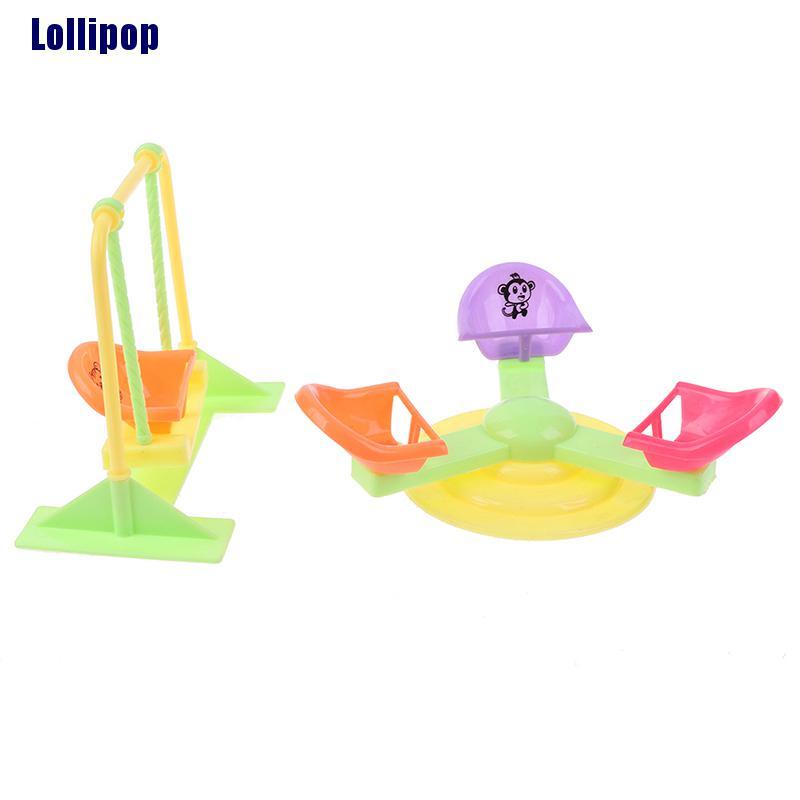 Mô hình xích đu trang trí nhà búp bê cho bé gái