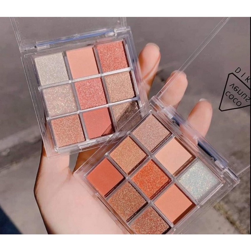 Bảng Phấn Mắt Nhũ Trang Điểm Phấn mắt 9 ô Nội địa trung GALA HOME