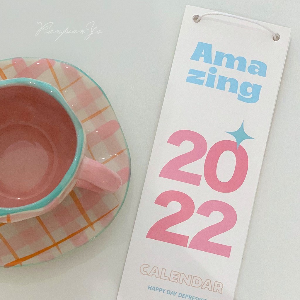 (HOT) LỊCH TREO TƯỜNG / ĐỂ BÀN NĂM 2020 AMAZING KÈM STICKER MÀU PASTEL (ảnh thật) - Tiệm nhà Chun