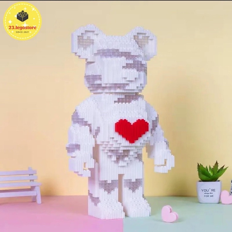 Pass bộ lego bear brick