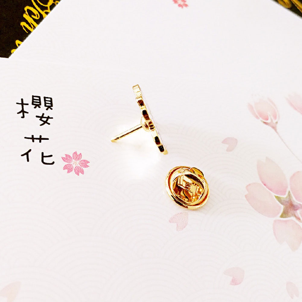 Trâm cài áo hình hoa bằng kim loại thời trang cho nữ