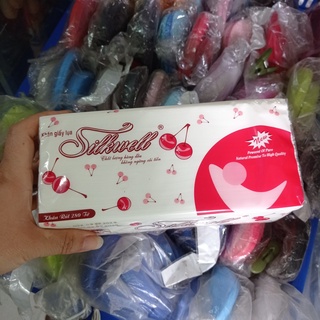Khăn giấy rút cao cấp 280 tờ silkwell