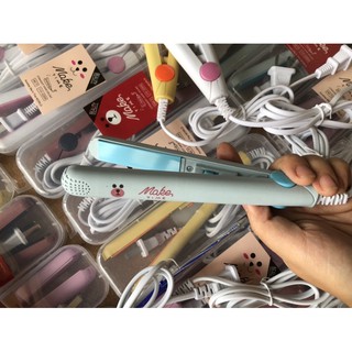Máy là tóc mini cute hình gấu nhiều màu