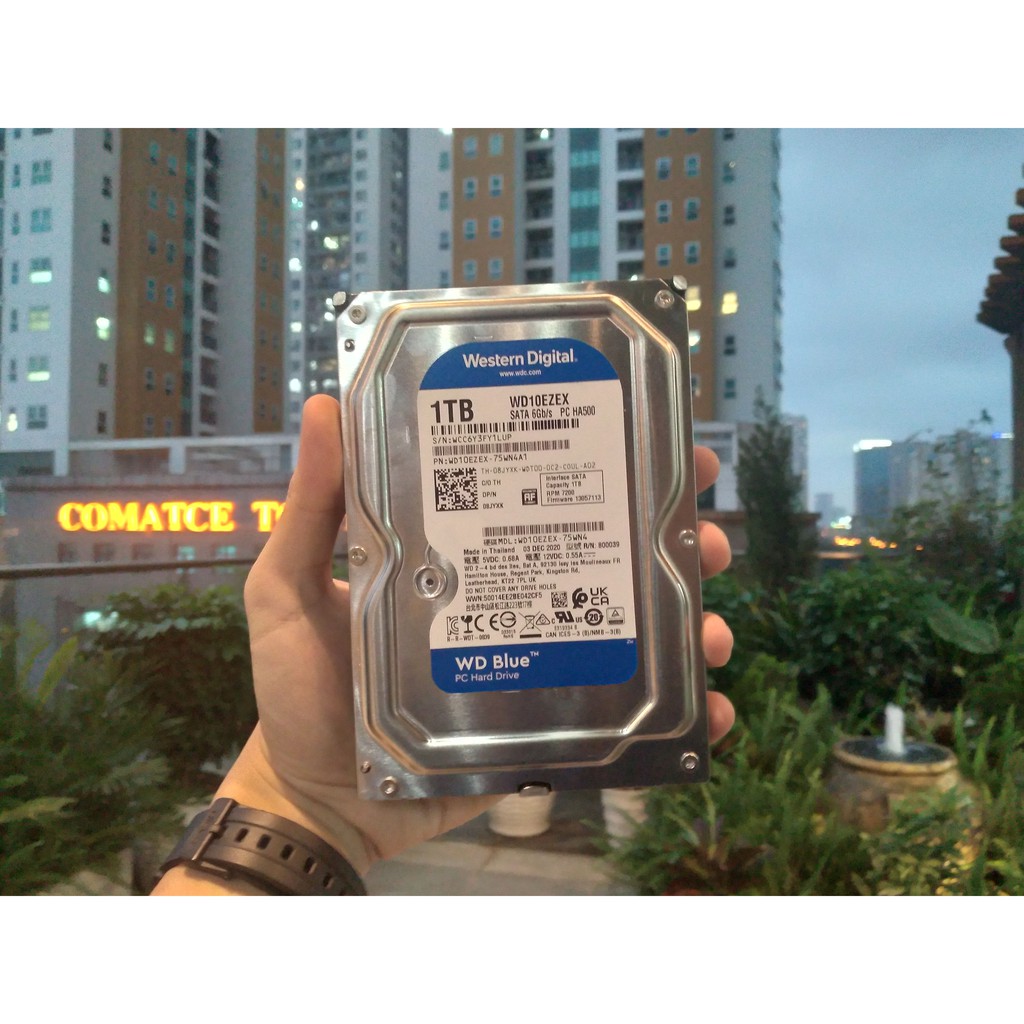 Ổ cứng HDD WD Blue 1TB 3.5" 7200RPM, SATA3 6Gb/s, 64MB Cache