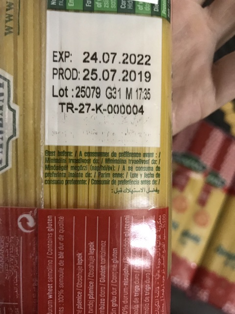 Mỳ Panzani Spaghetti 500g date 2025