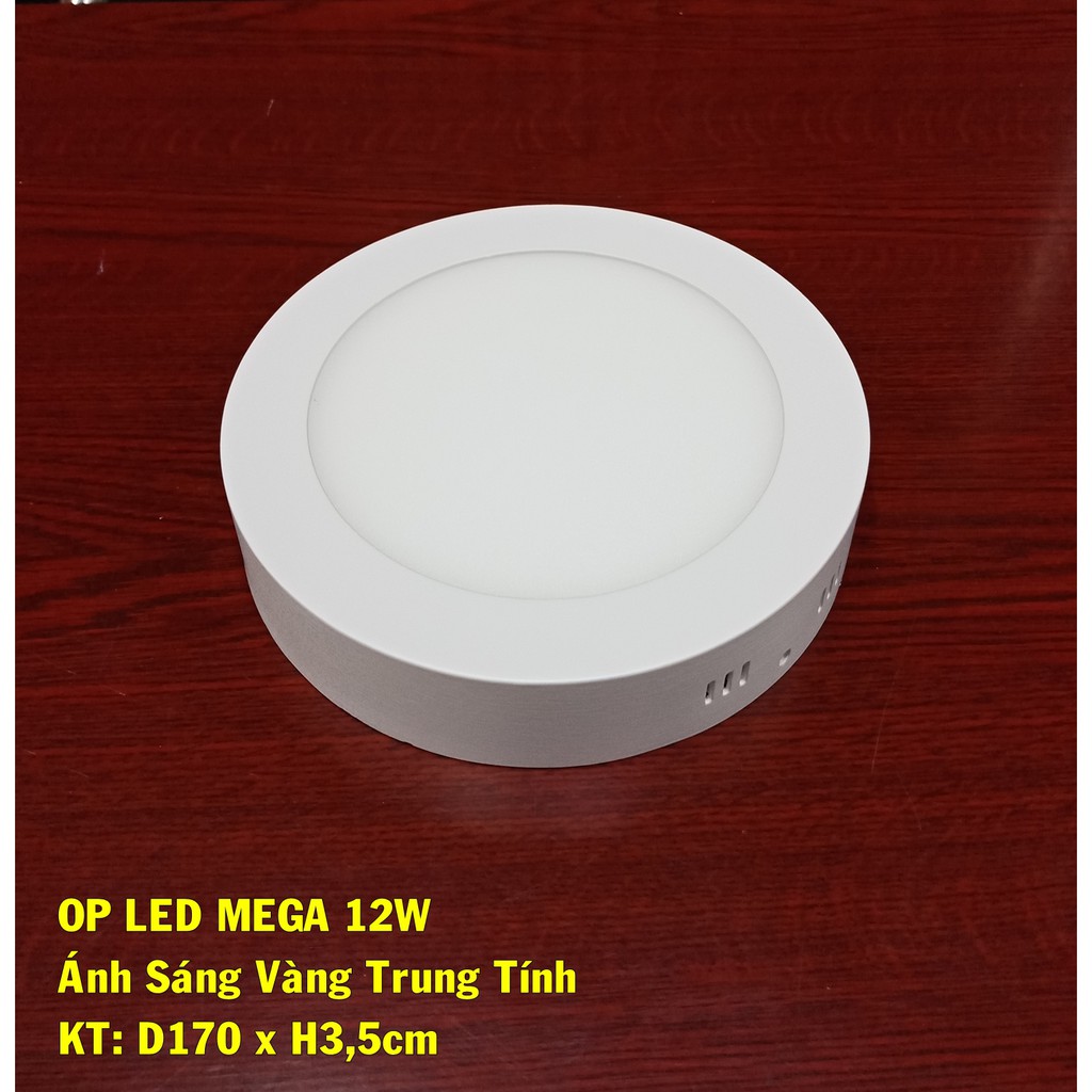 Đèn ốp trần led 12w