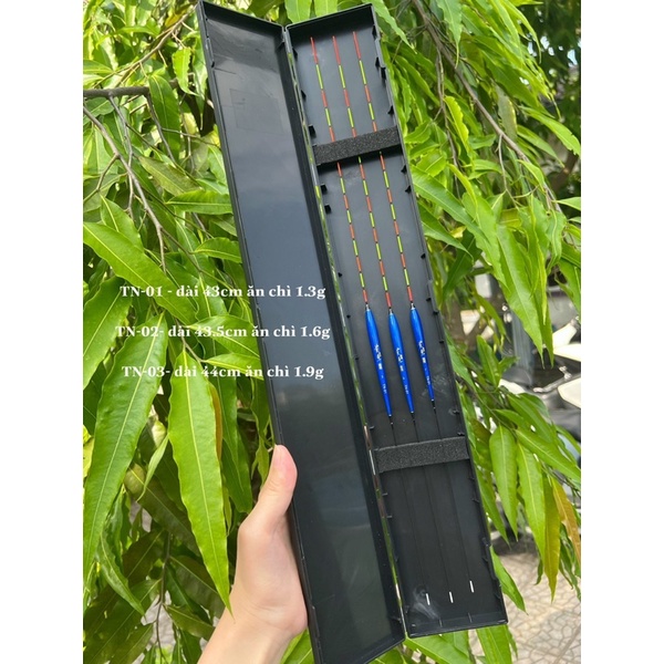 Bộ 3 phao câu rô, diếc, chép kèm hộp nhựa ABS(2 mẫu)