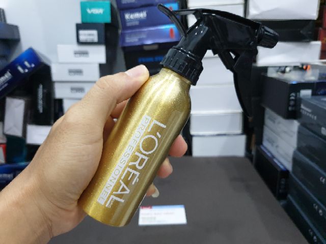 Bình Xịt Nước Phun Sương Tony&Guy, Bình Nhôm Xịt Nước Cắt Tóc Nam Dung Tích 200ml.