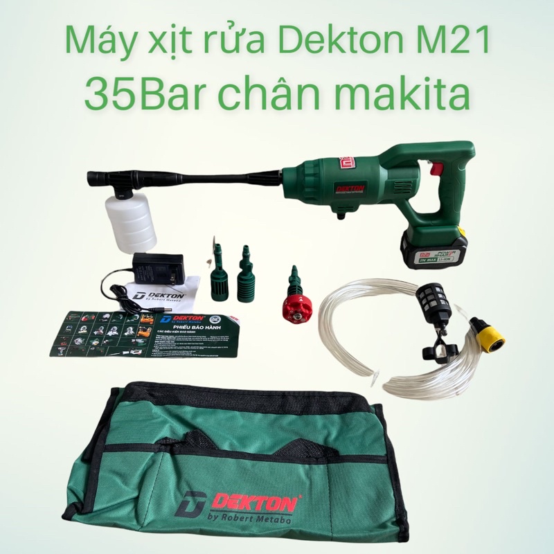 máy xịt rửa pin DEKTON cải tiến siêu mạnh M21-SRX775