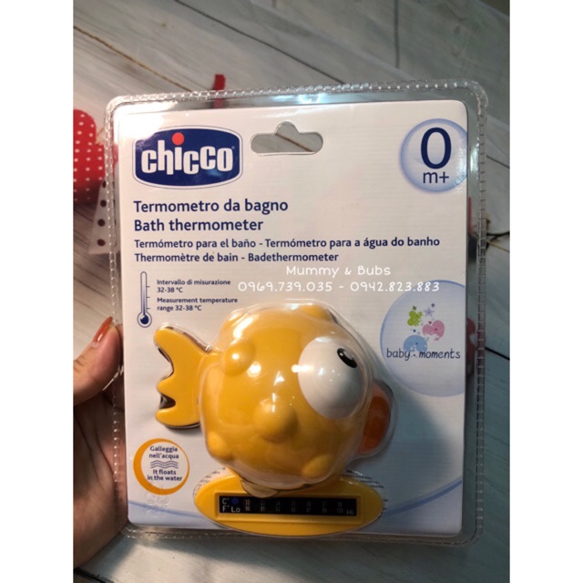 ĐO NHIỆT ĐỘ NƯỚC TẮM HÌNH CHÚ CÁ VÀNG CHICCO