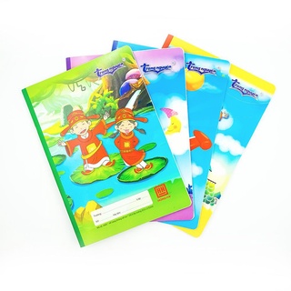 SET 5 QUYỂN VỞ 4 Ô LY 48 TRANG HỒNG HÀ