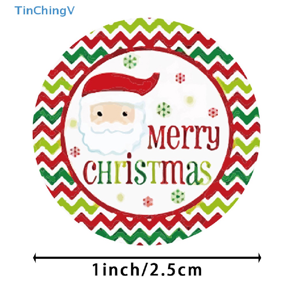 Cuộn 500 Nhãn Dán Thank You Giáng Sinh Trang Trí Sổ Tay