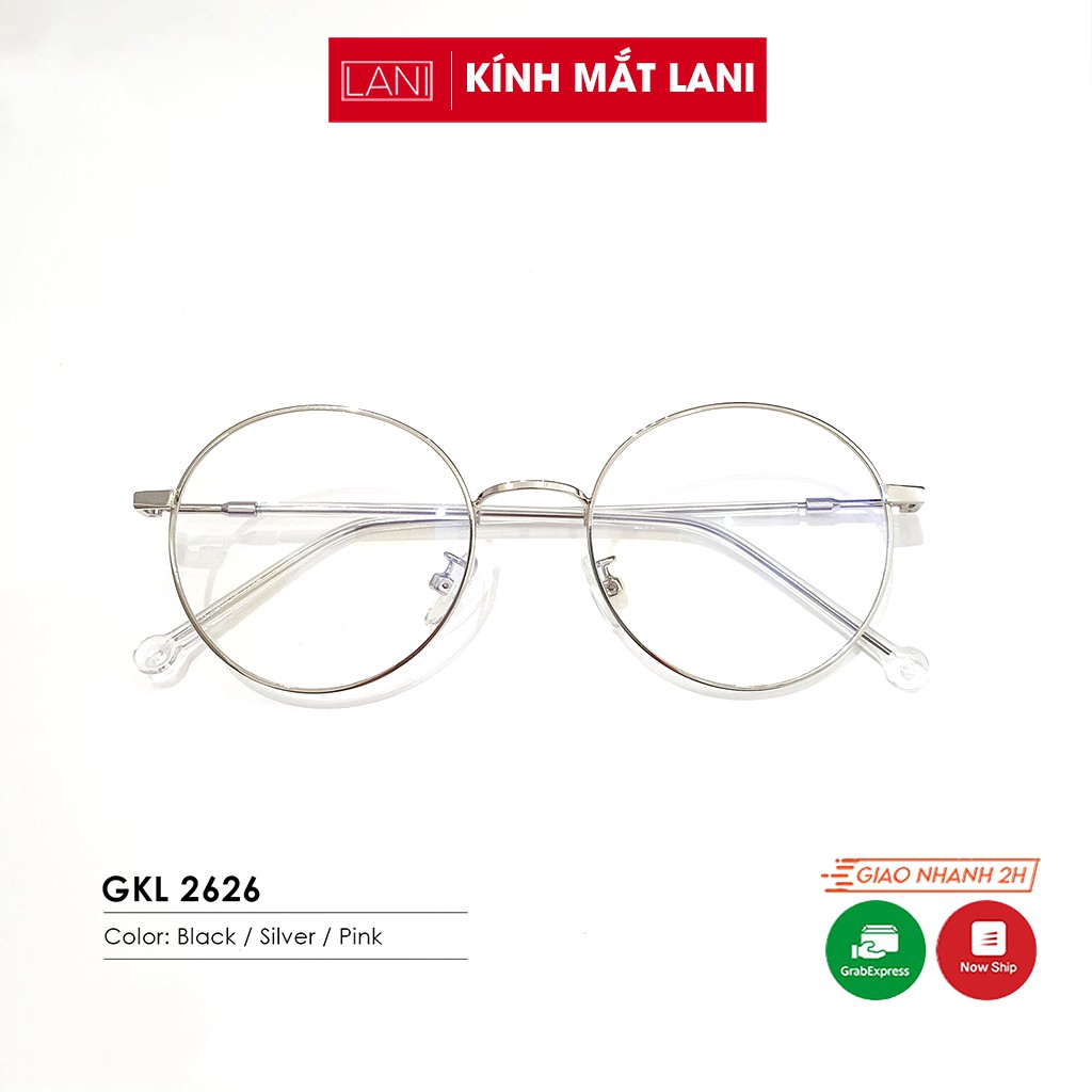 Gọng Cận nam nữ tròn nhỏ chất kiệu kim loại thanh mảnh ulzzang Lani 2626 - Lắp Mắt Cận Theo Yêu Cầu