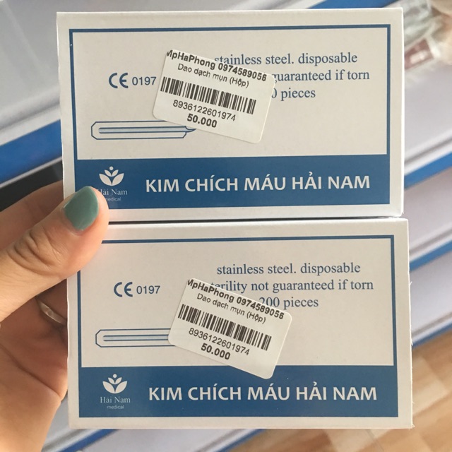 Dao chích mụn
