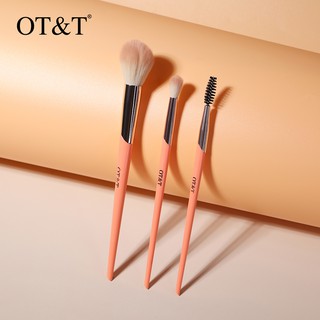 Set 3 Cọ Trang Điểm Sợi Mềm Đa Năng