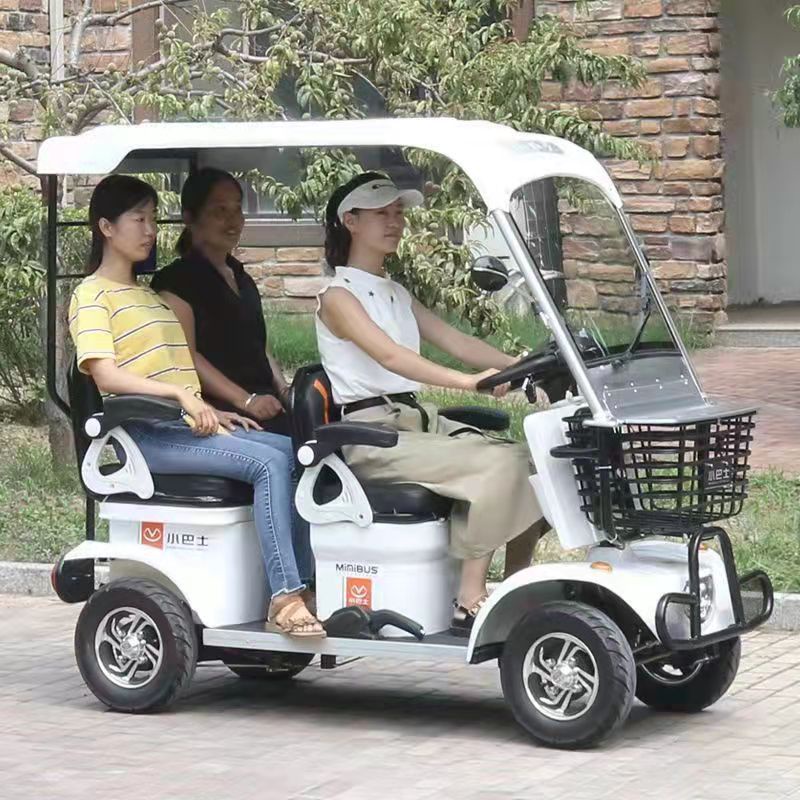 XE ĐIỆN 4 BÁNH MINIBUS FUKUO, BẢN 2022 ĐỘNG CƠ NÂNG CẤP 1200W