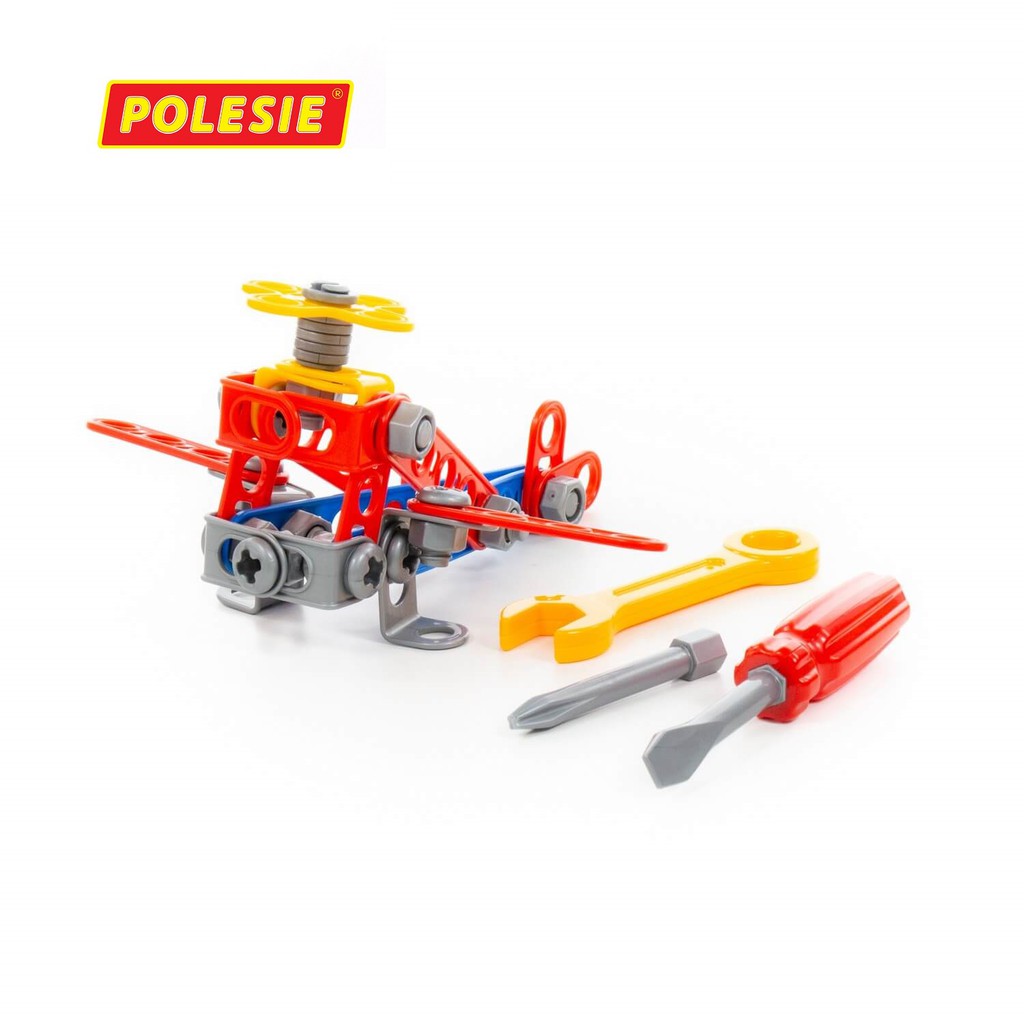 Bộ Đồ Chơi Sáng Tạo, Lắp Ghép Kỹ Sư Cho Bé 57 Chi Tiết  Nhập Khẩu Châu Âu Chính Hãng POLESIE 72962