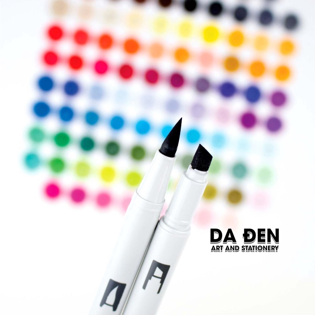 [DA ĐEN] Bộ 5 Bút Dual Marker Tombow ABT Pro - Purple Tones