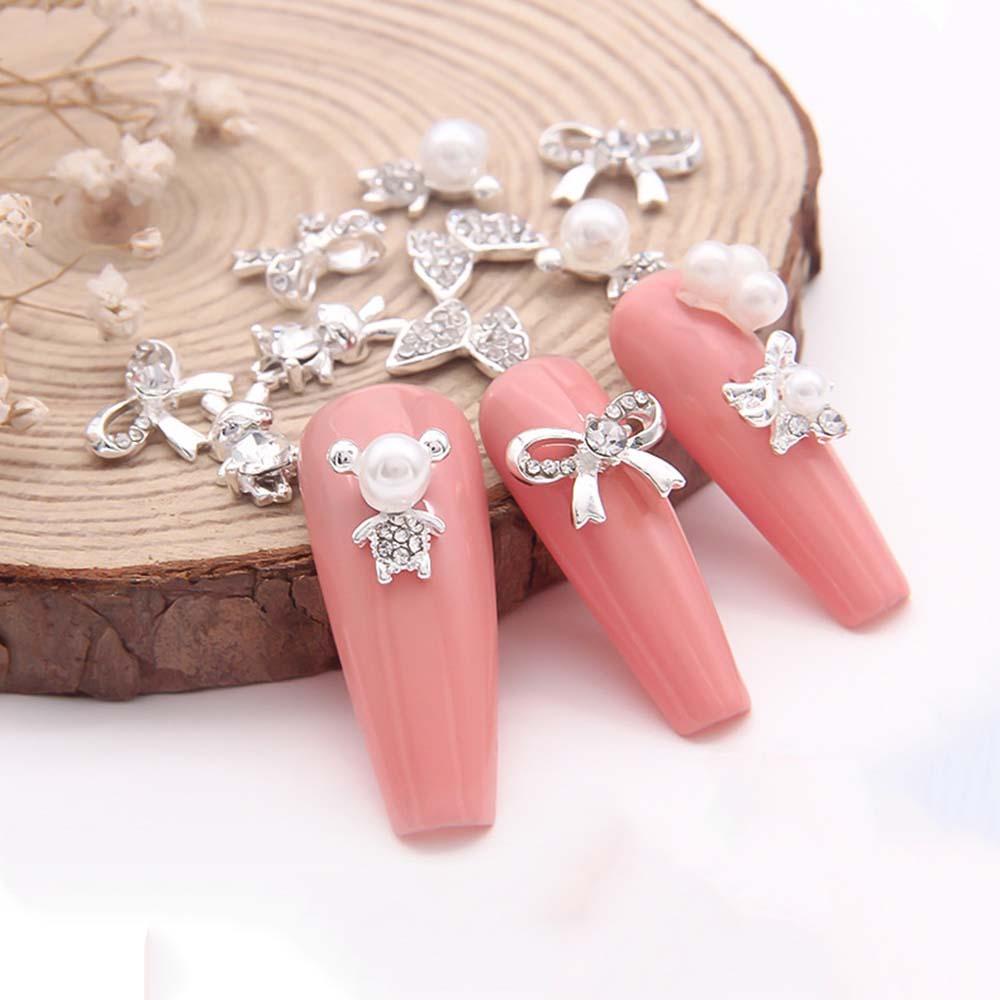 Phụ Kiện Nơ Trang Trí Móng Tay 3D Sang Trọng