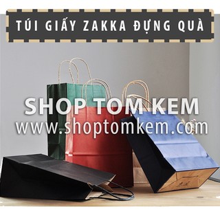 Túi giấy đựng quà Zakka quai xách