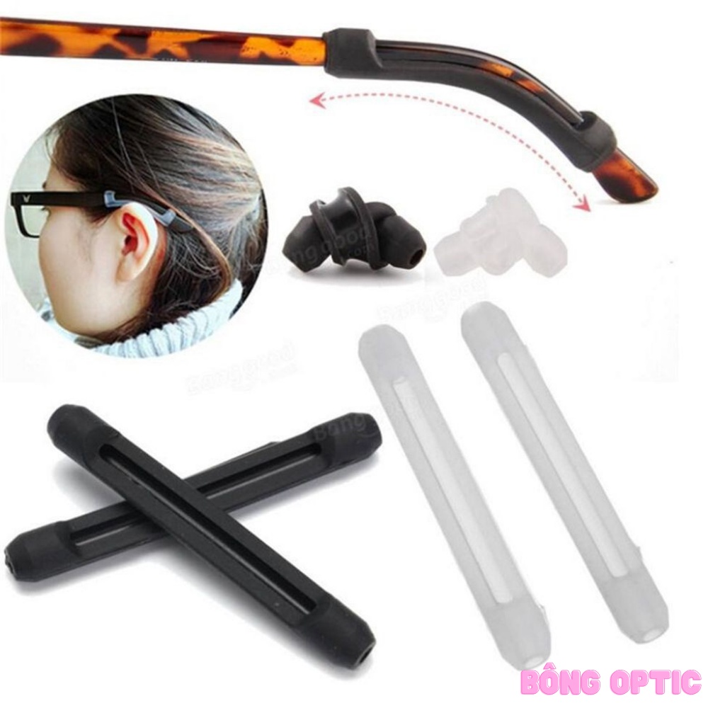Cài tai CT006 chống rơi kính,cài đuôi kính silicon chống tuột khi đeo hoặc chơi thể thao
