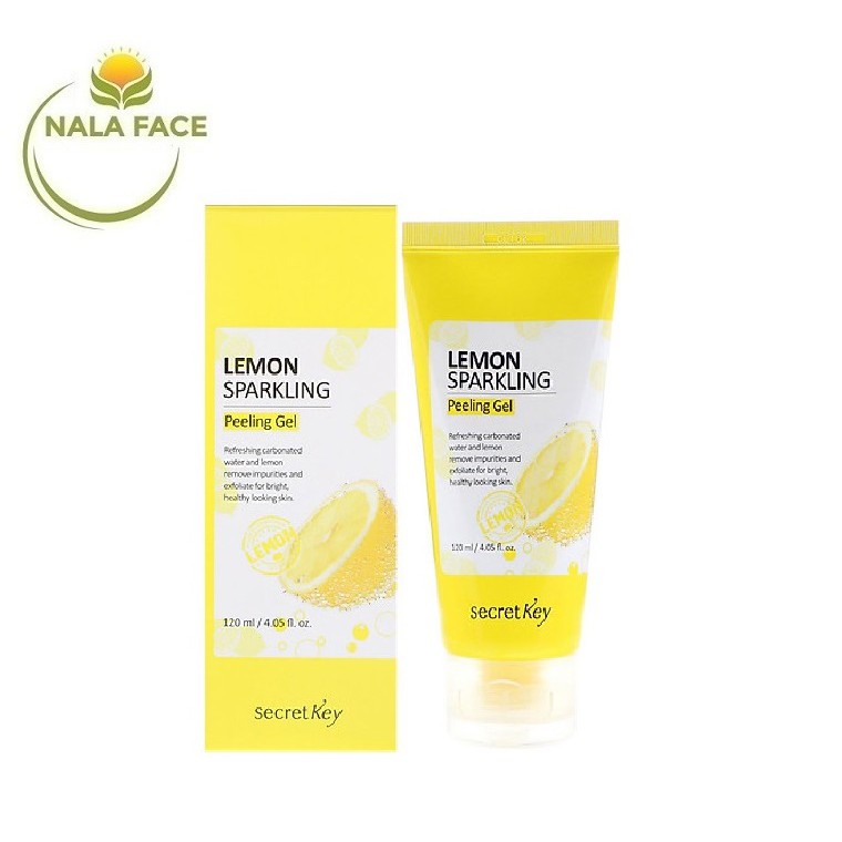 Gel Tẩy Tế Bào Chết Secret Key Chiết Xuất Chanh Làm Sáng Da Secret Key Lemon Sparkling Peeling Gel 120ml