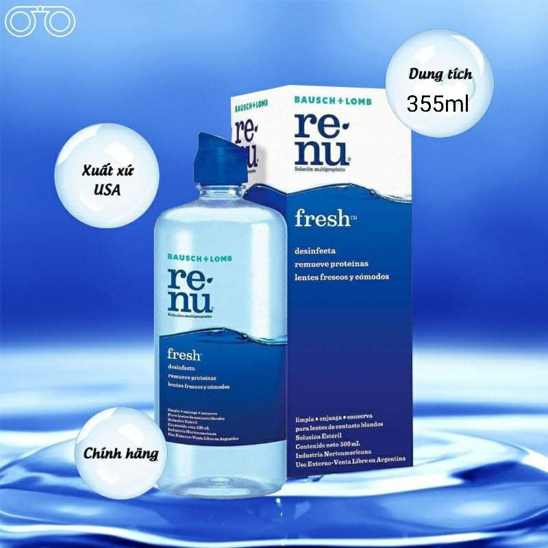 NƯỚC NGÂM LENS RENU - MỸ( LOẠI 355ML )