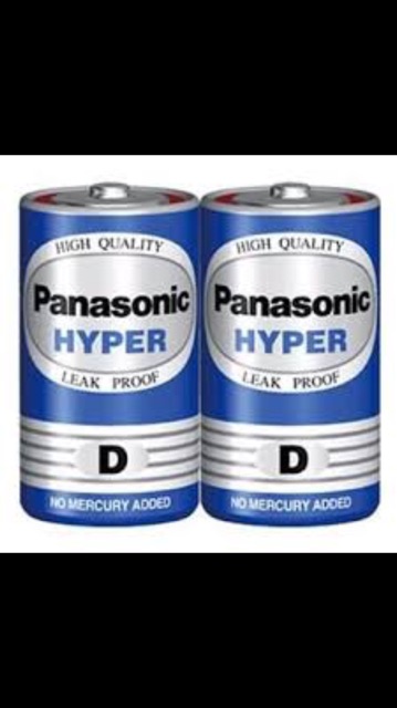 Pin D  Panasonic dùng cho radio, bếp gas âm, bếp gas dương