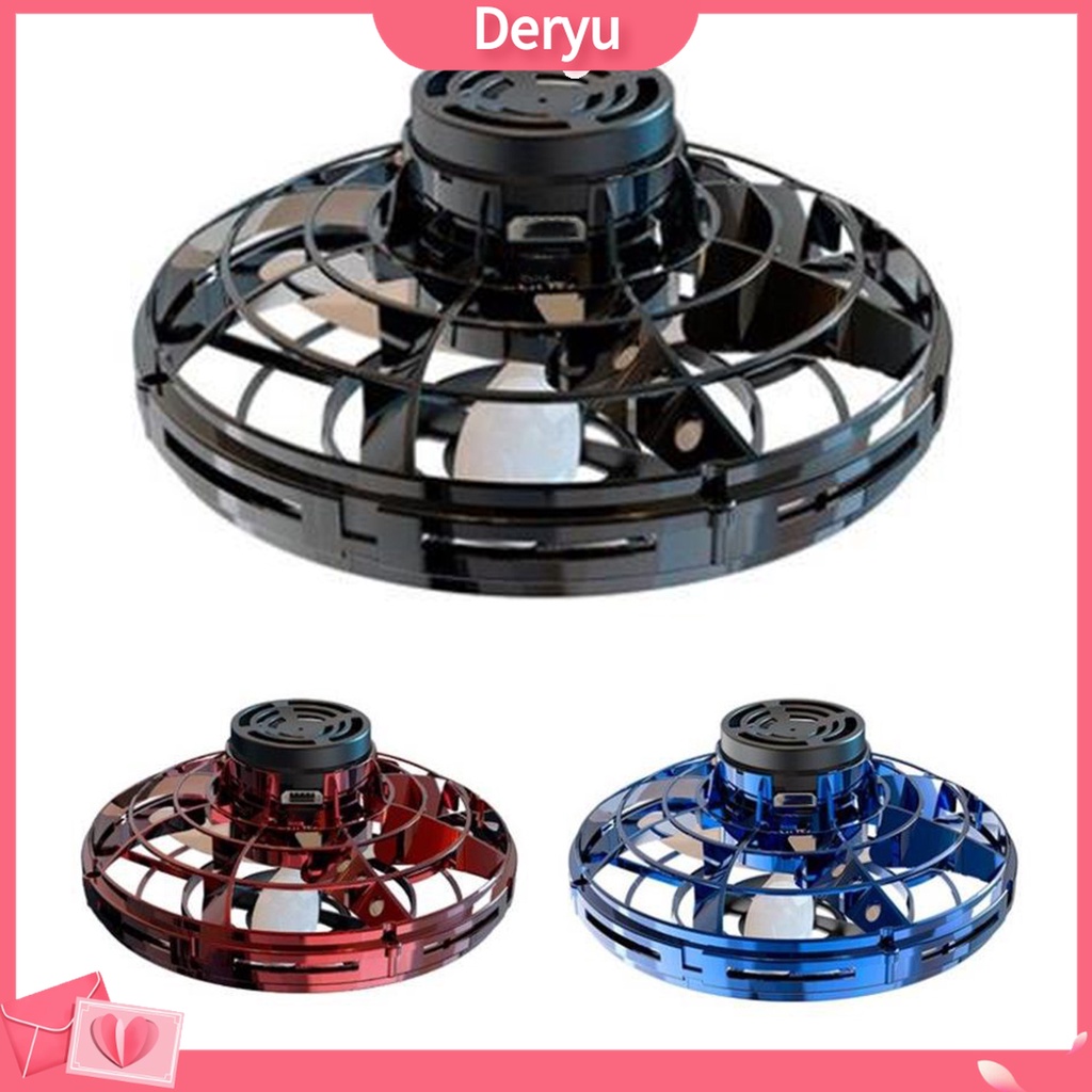 Con quay đồ chơi Fidget Spinner UFO có đèn led hồng ngoại