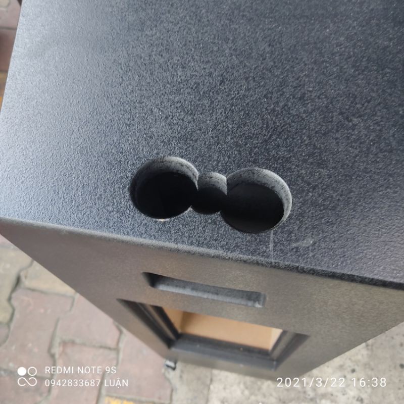 Vỏ Thùng 4 Tấc 3 Đường Tiếng Kèm 3 Loa Trung Mạch 19x38