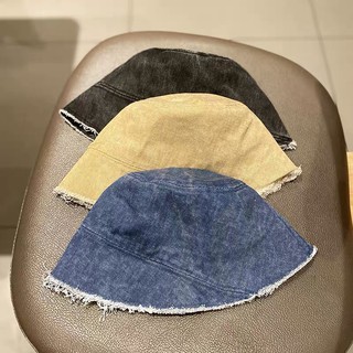 Nón bucket denim rách mẫu mới