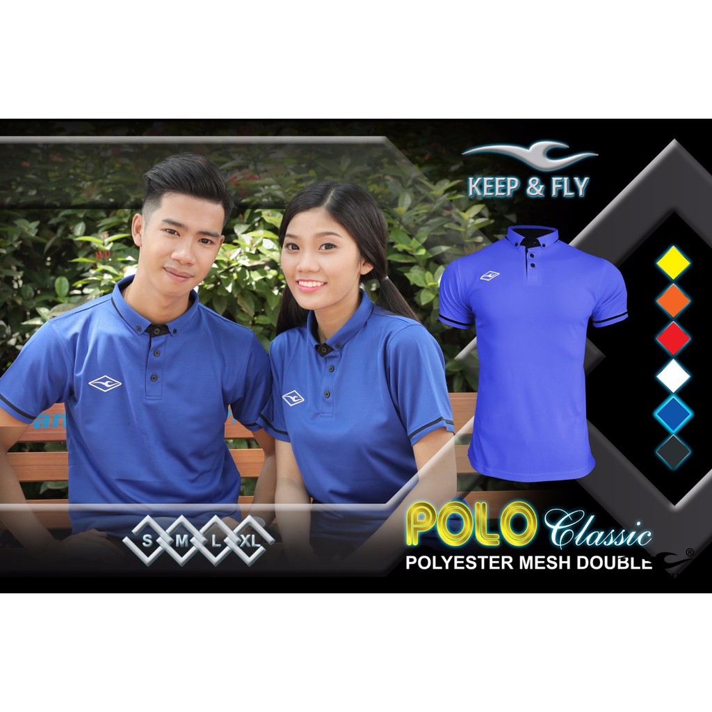 Áo Polo Classic đẹp, áo thun Polo Classic Xanh Bích cao cấp thương hiệu Keep & Fly | BigBuy360 - bigbuy360.vn