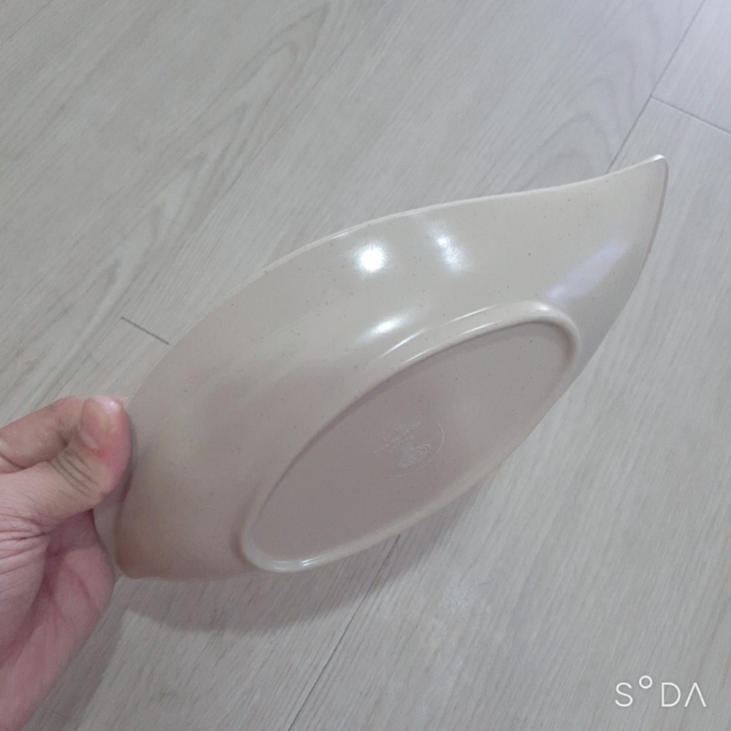 Dĩa lá màu Nâu melamine DL01,DL02 hình lá Cao Cấp-Sang Trọng