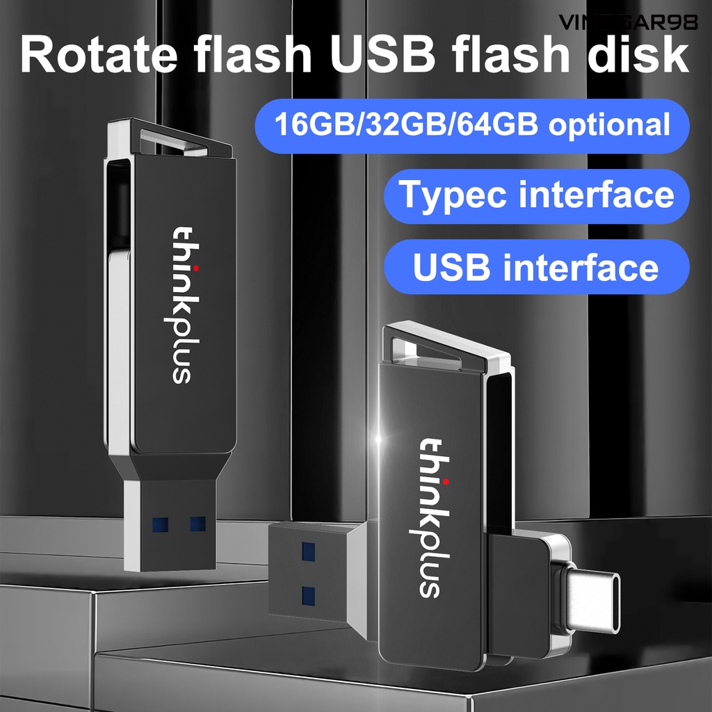 USB hai giao diện USB 3.1 Type C 16G 32G xoay 360 độ VINE MU251 cho điện thoại | BigBuy360 - bigbuy360.vn