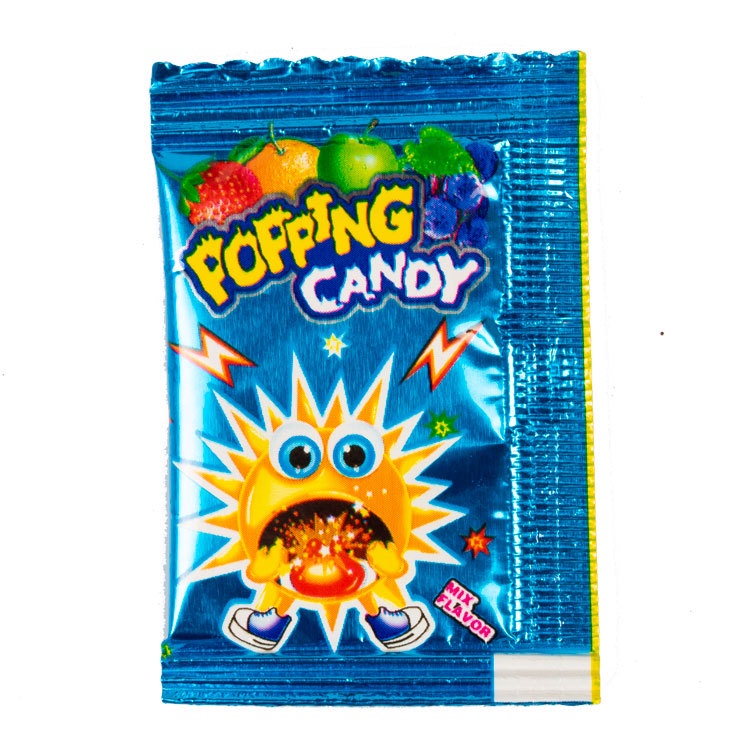 [ Trở về tuổi thơ ] Combo 1000g Kẹo Nổ Striking Popping Candy vị hoa quả ăn vặt đã nghiền