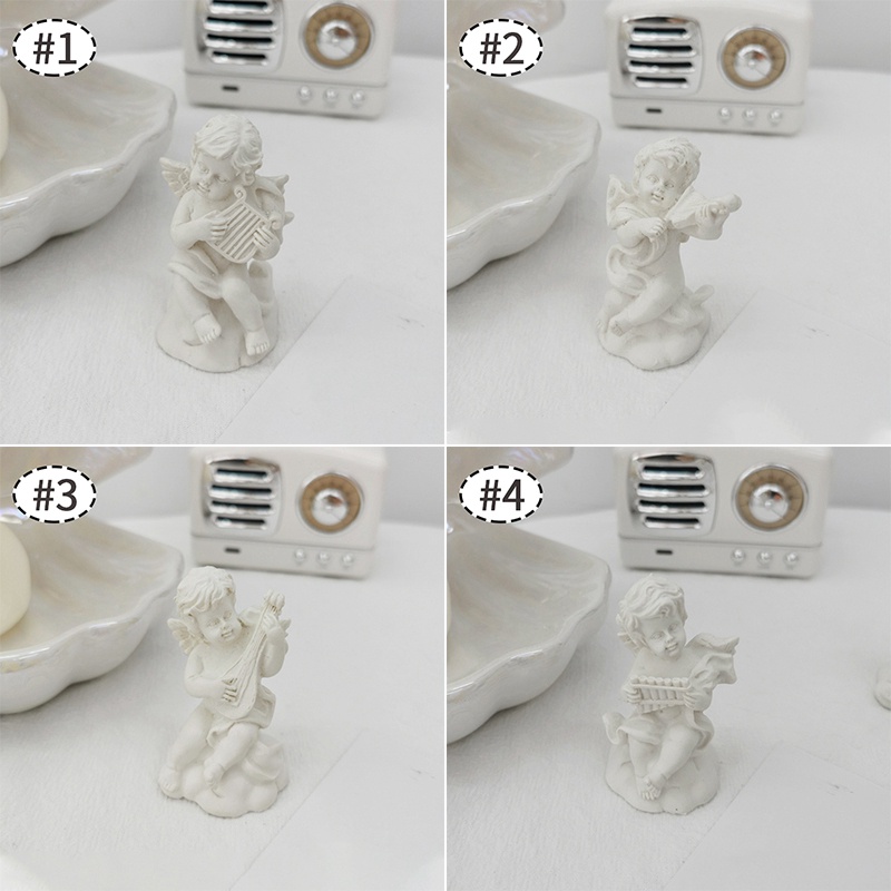 Đồ trang trí Thần Cupid Bằng Nhựa Resin Dễ Thương Để Bàn Trang Trí Nhà Cửa