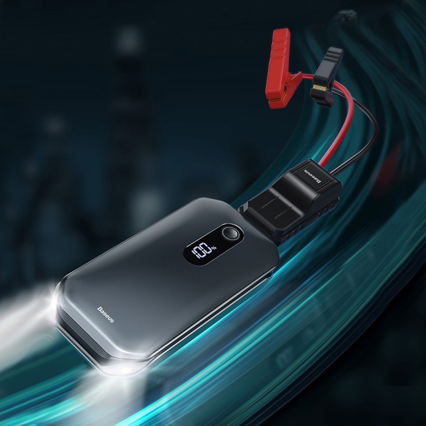 Bộ Kích Nổ Ô Tô Xe Hơi Đa Năng Khẩn Cấp Baseus Super Energy Car Jump Starter Pro CRJS03 Kiêm Pin Dự Phòng 12000mAh