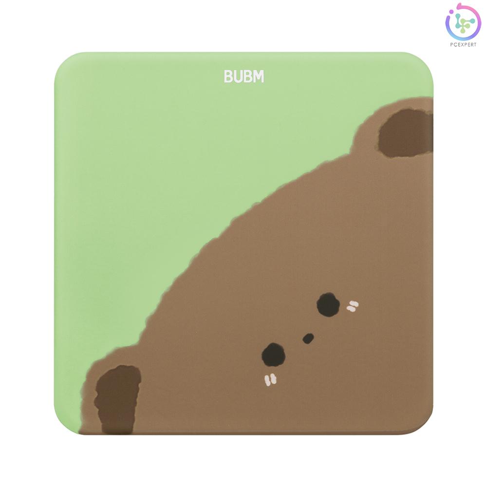 BUBM Cartoon Mouse Pad Soft Multiple Options Lovely Design Silicone Filling Smooth &amp; Durable Non-slip Soft-bounce Green