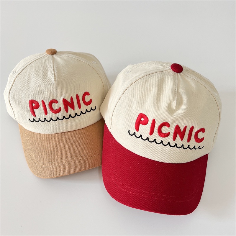 Mũ Lưỡi Trai Thêu Chữ Nhiều Màu Sắc Xinh Xắn Cho Bé