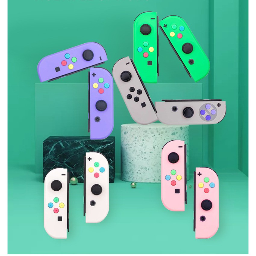 Vỏ Joy-Con nhiều phiên bản chất lượng cao kèm đầy đủ nút bấm, ốc bắt vỏ cho máy chơi game Nintendo Switch