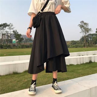 [ORDER] Chân váy xòe phối vạt high low V052